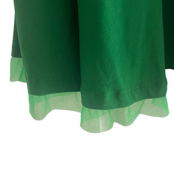 Dress V Kelly Green Rockabilly Pinup Dress Women’s Sz Large XL Retro 50’s Party - Picture 4 of 6